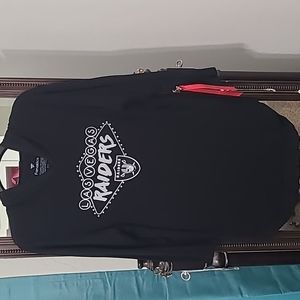 Fanatics Las Vegas raiders 3/4 sleeve hooded top. Size 2x